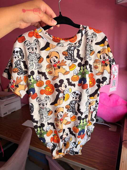 12/18M Tee Romper w/ Snaps